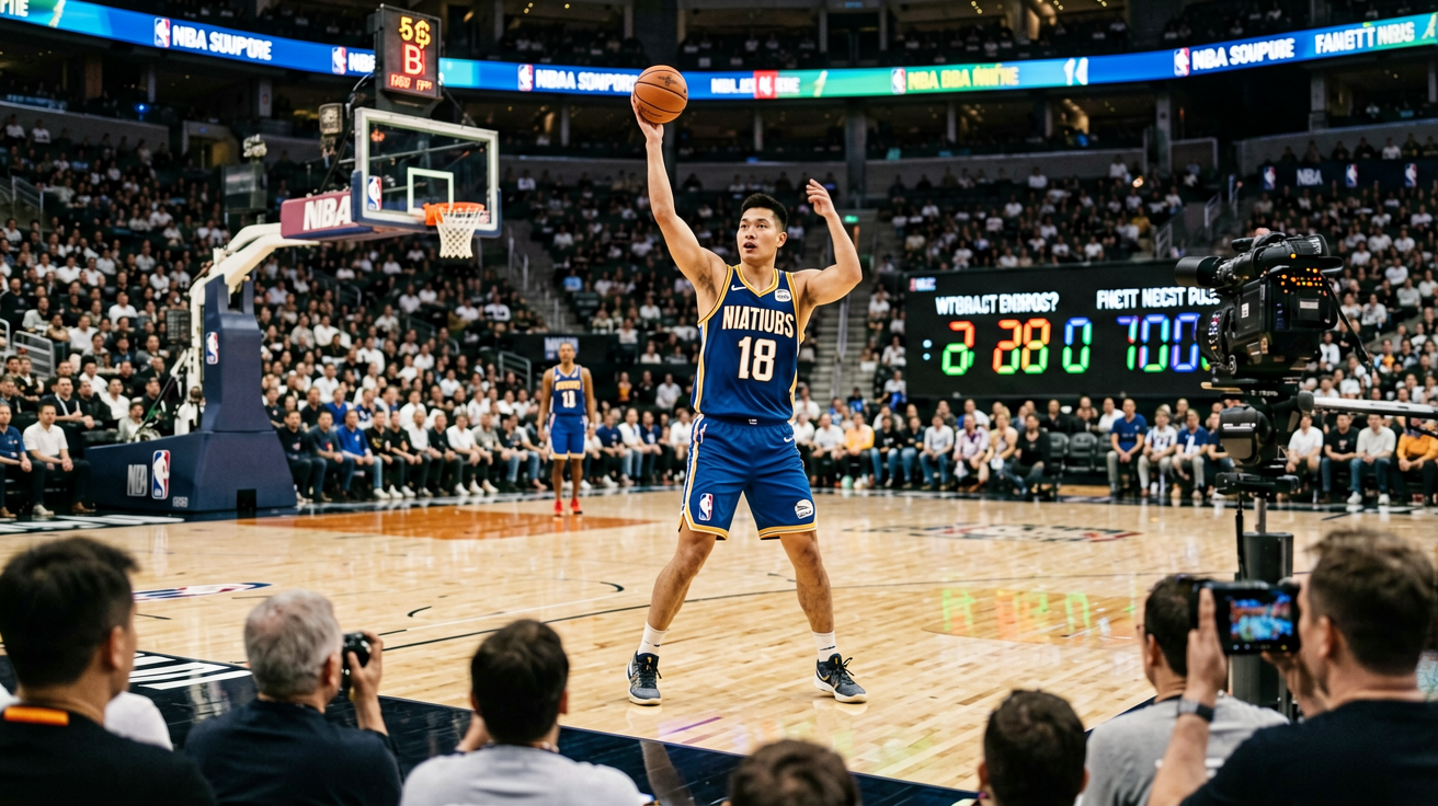 NBA篮球赛场高清图片，展示竞技体育精神